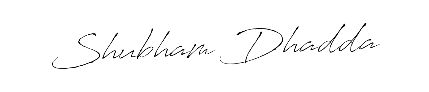 Antro_Vectra is a professional signature style that is perfect for those who want to add a touch of class to their signature. It is also a great choice for those who want to make their signature more unique. Get Shubham Dhadda name to fancy signature for free. Shubham Dhadda signature style 6 images and pictures png