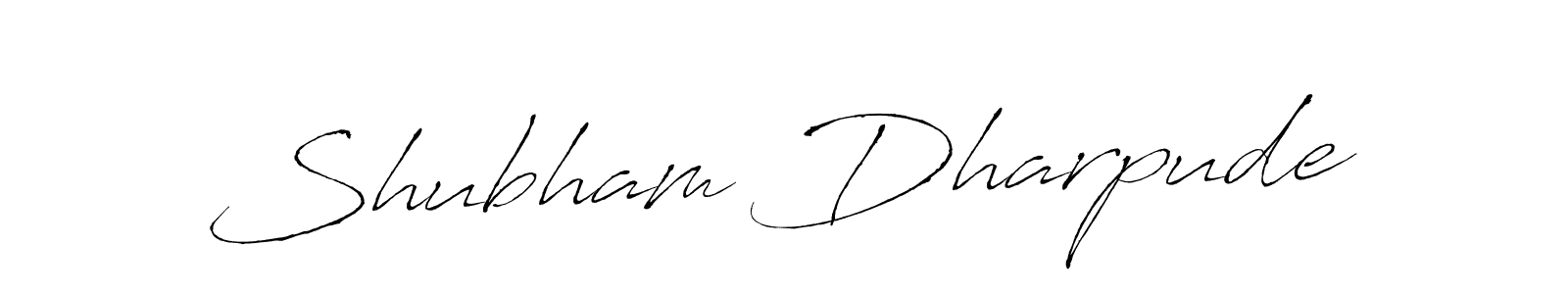 Create a beautiful signature design for name Shubham Dharpude. With this signature (Antro_Vectra) fonts, you can make a handwritten signature for free. Shubham Dharpude signature style 6 images and pictures png