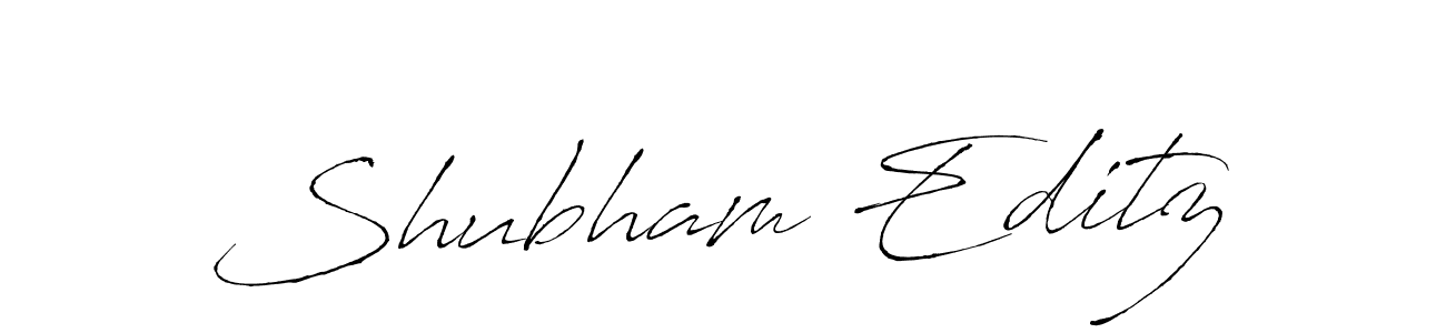 How to make Shubham Editz signature? Antro_Vectra is a professional autograph style. Create handwritten signature for Shubham Editz name. Shubham Editz signature style 6 images and pictures png