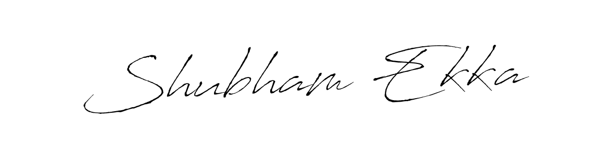Also we have Shubham Ekka name is the best signature style. Create professional handwritten signature collection using Antro_Vectra autograph style. Shubham Ekka signature style 6 images and pictures png