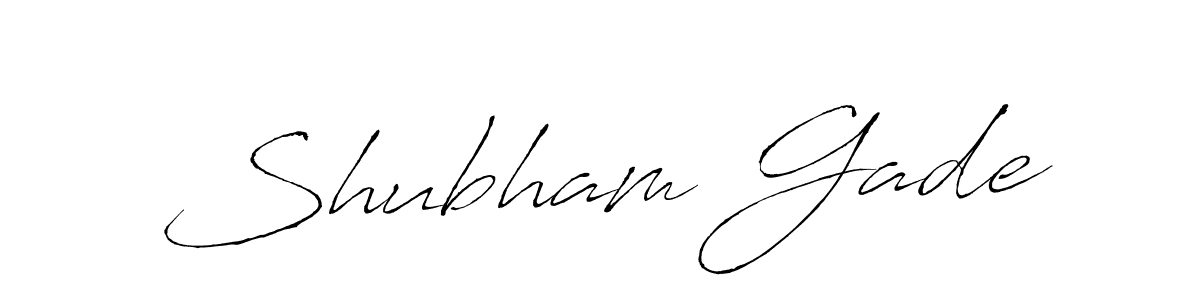Also we have Shubham Gade name is the best signature style. Create professional handwritten signature collection using Antro_Vectra autograph style. Shubham Gade signature style 6 images and pictures png