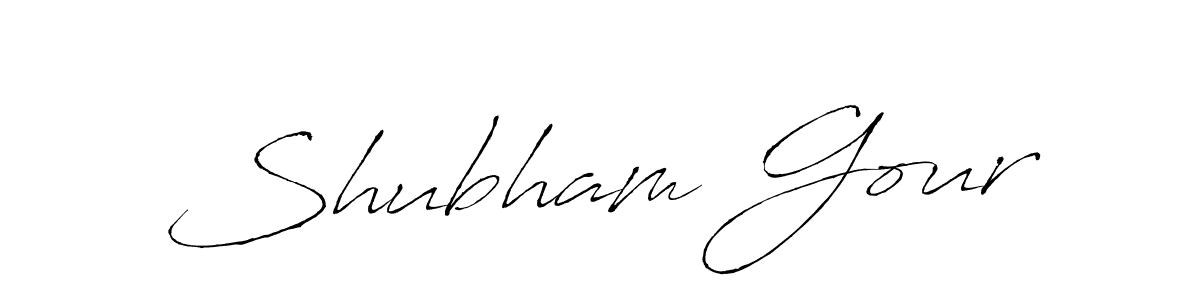 You should practise on your own different ways (Antro_Vectra) to write your name (Shubham Gour) in signature. don't let someone else do it for you. Shubham Gour signature style 6 images and pictures png