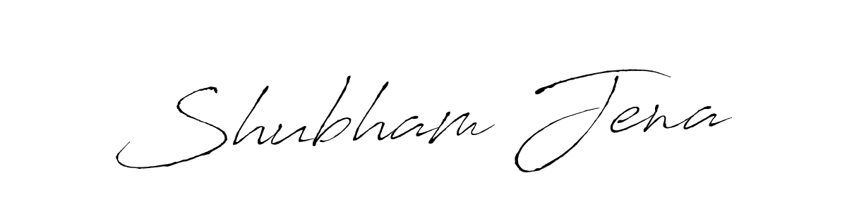 Design your own signature with our free online signature maker. With this signature software, you can create a handwritten (Antro_Vectra) signature for name Shubham Jena. Shubham Jena signature style 6 images and pictures png