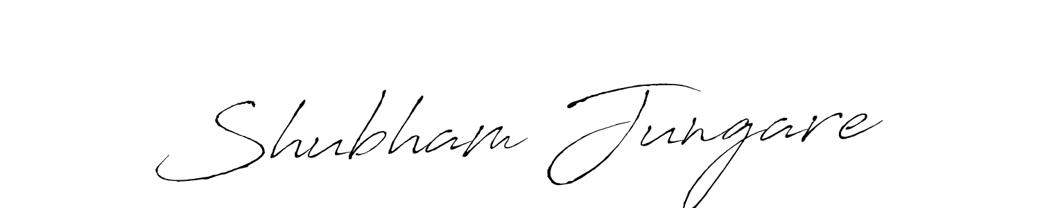 You should practise on your own different ways (Antro_Vectra) to write your name (Shubham Jungare) in signature. don't let someone else do it for you. Shubham Jungare signature style 6 images and pictures png