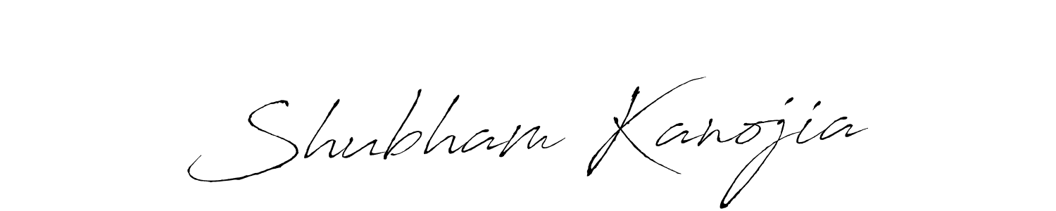 How to make Shubham Kanojia name signature. Use Antro_Vectra style for creating short signs online. This is the latest handwritten sign. Shubham Kanojia signature style 6 images and pictures png