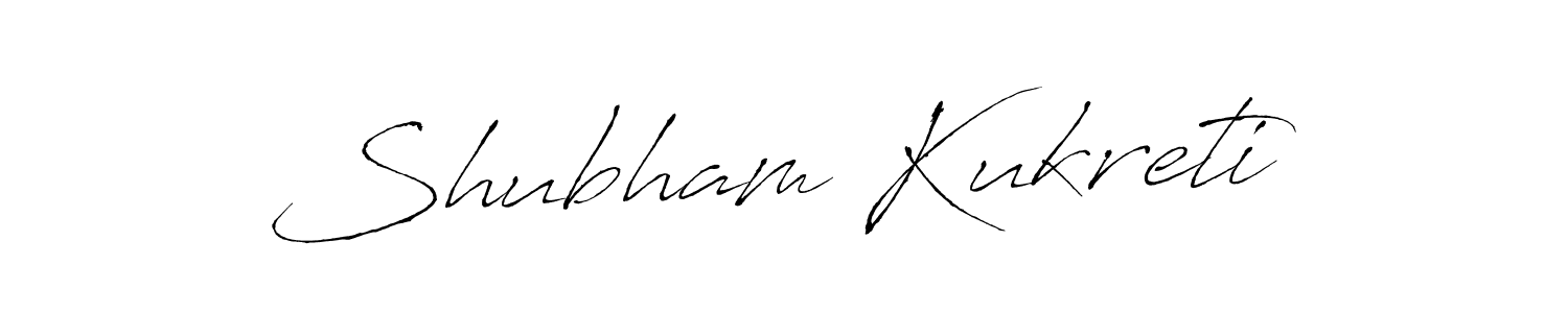 Use a signature maker to create a handwritten signature online. With this signature software, you can design (Antro_Vectra) your own signature for name Shubham Kukreti. Shubham Kukreti signature style 6 images and pictures png