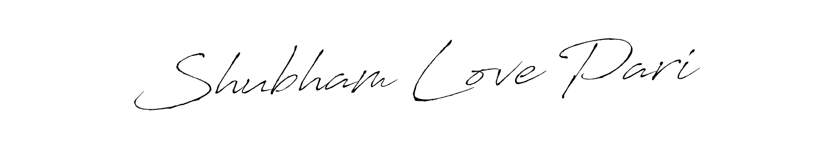Antro_Vectra is a professional signature style that is perfect for those who want to add a touch of class to their signature. It is also a great choice for those who want to make their signature more unique. Get Shubham Love Pari name to fancy signature for free. Shubham Love Pari signature style 6 images and pictures png