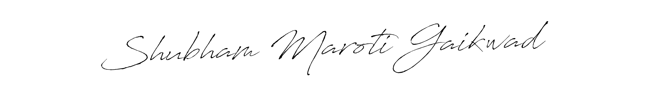 Make a short Shubham Maroti Gaikwad signature style. Manage your documents anywhere anytime using Antro_Vectra. Create and add eSignatures, submit forms, share and send files easily. Shubham Maroti Gaikwad signature style 6 images and pictures png