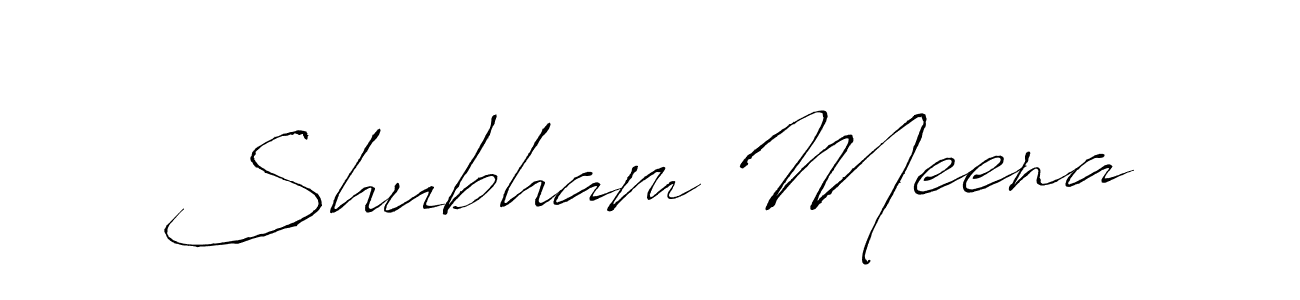 It looks lik you need a new signature style for name Shubham Meena. Design unique handwritten (Antro_Vectra) signature with our free signature maker in just a few clicks. Shubham Meena signature style 6 images and pictures png