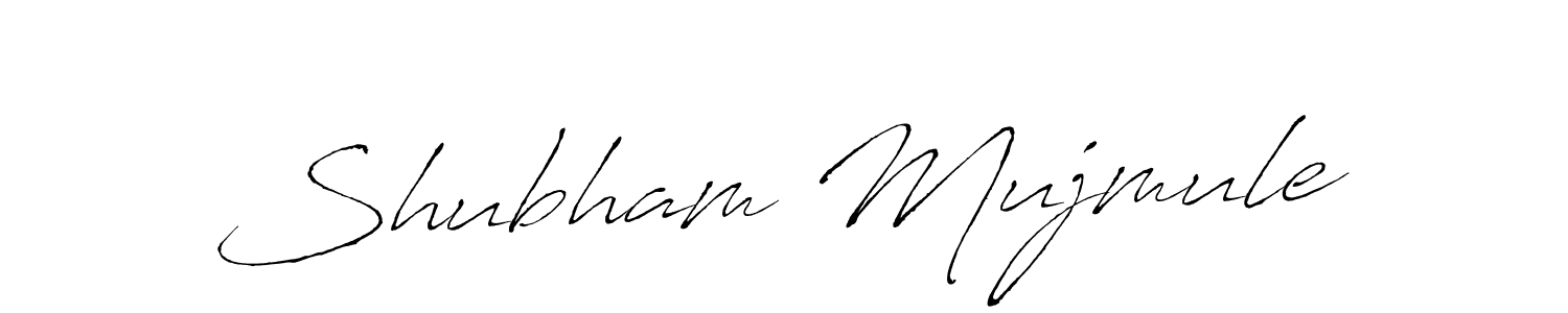 You should practise on your own different ways (Antro_Vectra) to write your name (Shubham Mujmule) in signature. don't let someone else do it for you. Shubham Mujmule signature style 6 images and pictures png