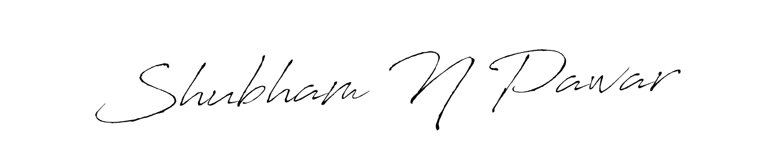 Shubham N Pawar stylish signature style. Best Handwritten Sign (Antro_Vectra) for my name. Handwritten Signature Collection Ideas for my name Shubham N Pawar. Shubham N Pawar signature style 6 images and pictures png