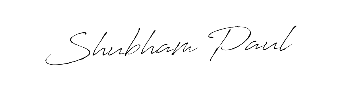 How to make Shubham Paul signature? Antro_Vectra is a professional autograph style. Create handwritten signature for Shubham Paul name. Shubham Paul signature style 6 images and pictures png