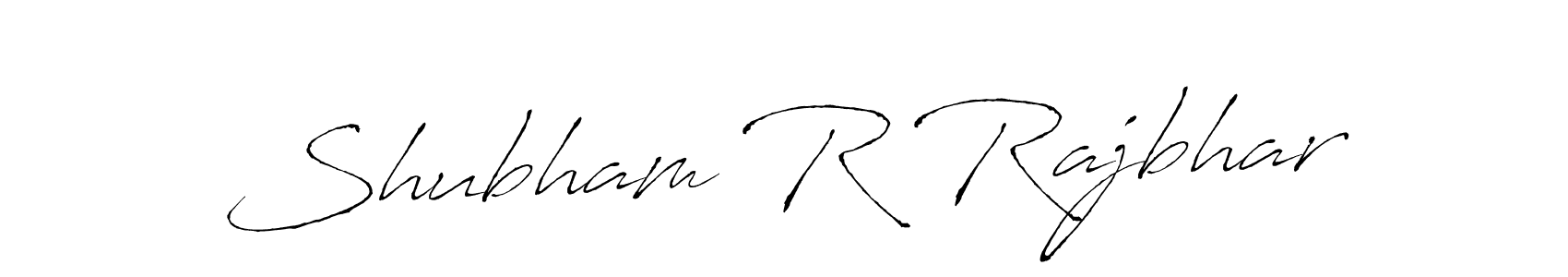 if you are searching for the best signature style for your name Shubham R Rajbhar. so please give up your signature search. here we have designed multiple signature styles  using Antro_Vectra. Shubham R Rajbhar signature style 6 images and pictures png