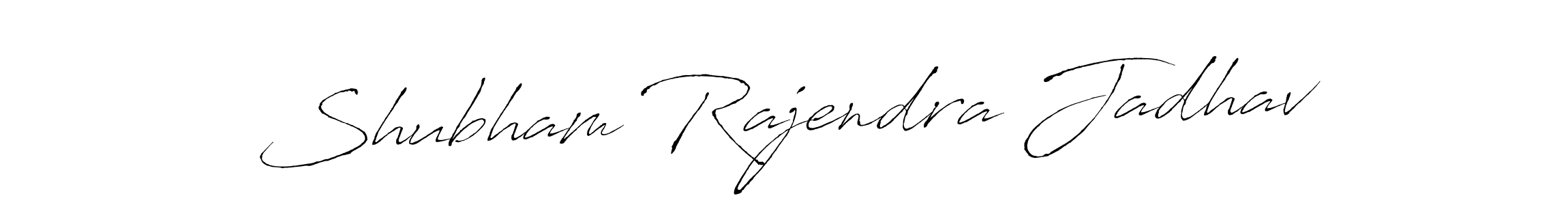 How to make Shubham Rajendra Jadhav signature? Antro_Vectra is a professional autograph style. Create handwritten signature for Shubham Rajendra Jadhav name. Shubham Rajendra Jadhav signature style 6 images and pictures png