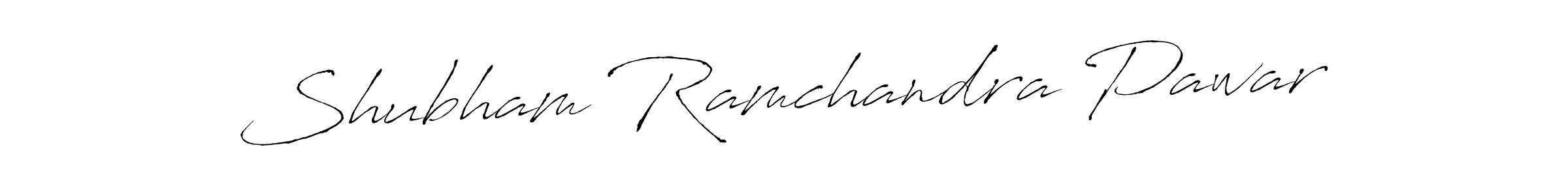 Design your own signature with our free online signature maker. With this signature software, you can create a handwritten (Antro_Vectra) signature for name Shubham Ramchandra Pawar. Shubham Ramchandra Pawar signature style 6 images and pictures png