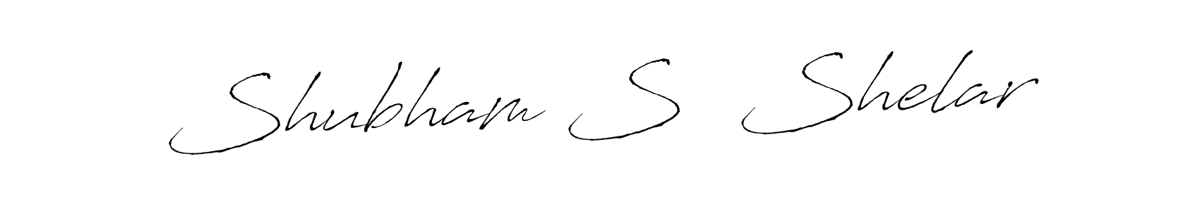 Create a beautiful signature design for name Shubham S  Shelar. With this signature (Antro_Vectra) fonts, you can make a handwritten signature for free. Shubham S  Shelar signature style 6 images and pictures png