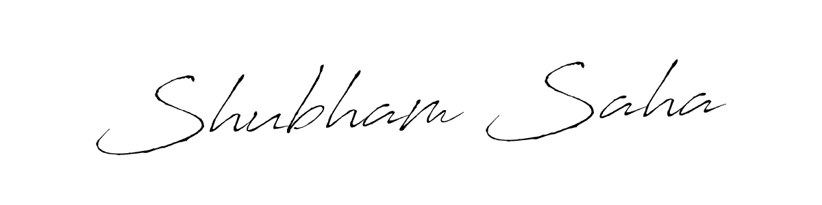 Design your own signature with our free online signature maker. With this signature software, you can create a handwritten (Antro_Vectra) signature for name Shubham Saha. Shubham Saha signature style 6 images and pictures png