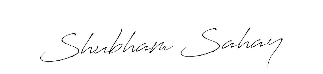 How to make Shubham Sahay signature? Antro_Vectra is a professional autograph style. Create handwritten signature for Shubham Sahay name. Shubham Sahay signature style 6 images and pictures png
