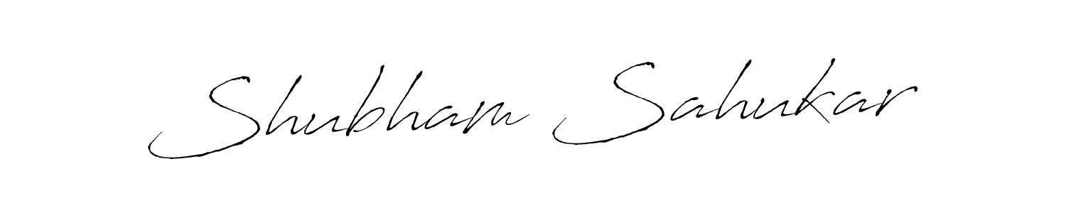 You should practise on your own different ways (Antro_Vectra) to write your name (Shubham Sahukar) in signature. don't let someone else do it for you. Shubham Sahukar signature style 6 images and pictures png