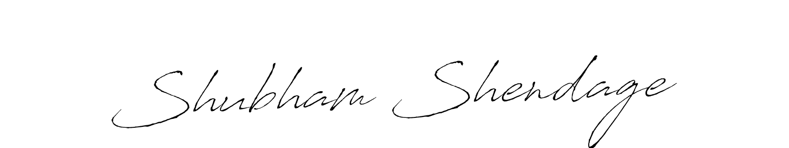 How to make Shubham Shendage signature? Antro_Vectra is a professional autograph style. Create handwritten signature for Shubham Shendage name. Shubham Shendage signature style 6 images and pictures png