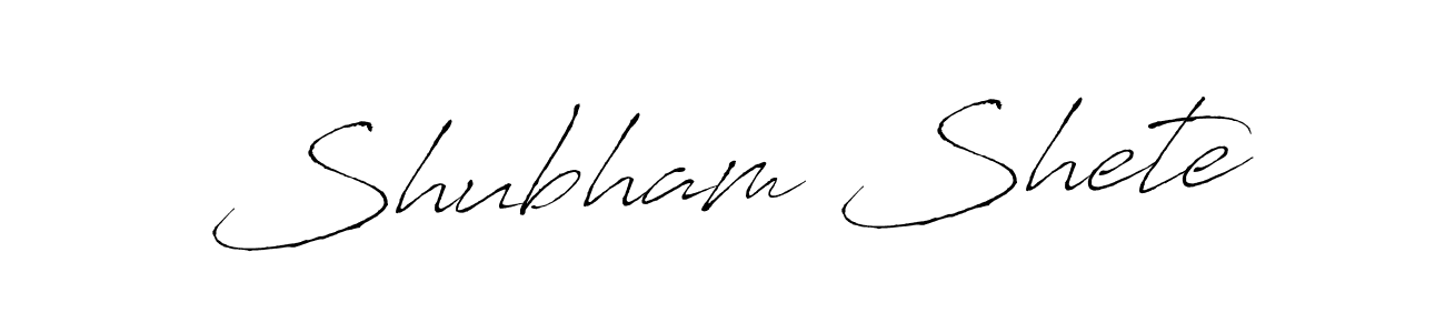 You should practise on your own different ways (Antro_Vectra) to write your name (Shubham Shete) in signature. don't let someone else do it for you. Shubham Shete signature style 6 images and pictures png