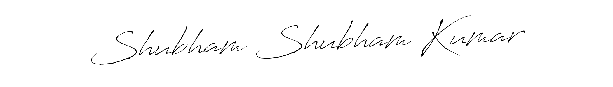 Use a signature maker to create a handwritten signature online. With this signature software, you can design (Antro_Vectra) your own signature for name Shubham Shubham Kumar. Shubham Shubham Kumar signature style 6 images and pictures png