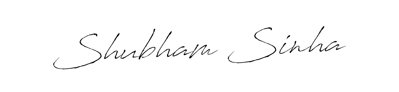 Also we have Shubham Sinha name is the best signature style. Create professional handwritten signature collection using Antro_Vectra autograph style. Shubham Sinha signature style 6 images and pictures png