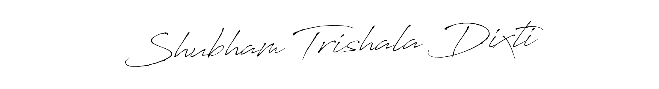 Create a beautiful signature design for name Shubham Trishala Dixti. With this signature (Antro_Vectra) fonts, you can make a handwritten signature for free. Shubham Trishala Dixti signature style 6 images and pictures png