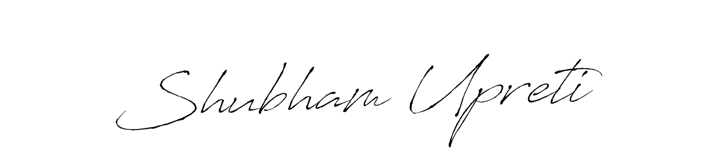 Use a signature maker to create a handwritten signature online. With this signature software, you can design (Antro_Vectra) your own signature for name Shubham Upreti. Shubham Upreti signature style 6 images and pictures png