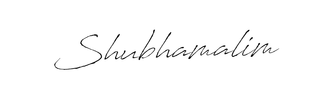 Design your own signature with our free online signature maker. With this signature software, you can create a handwritten (Antro_Vectra) signature for name Shubhamalim. Shubhamalim signature style 6 images and pictures png