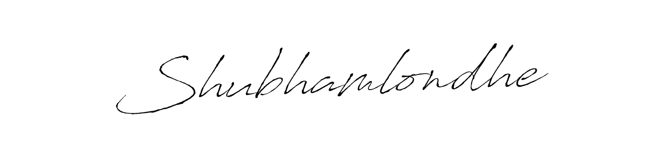 Also we have Shubhamlondhe name is the best signature style. Create professional handwritten signature collection using Antro_Vectra autograph style. Shubhamlondhe signature style 6 images and pictures png