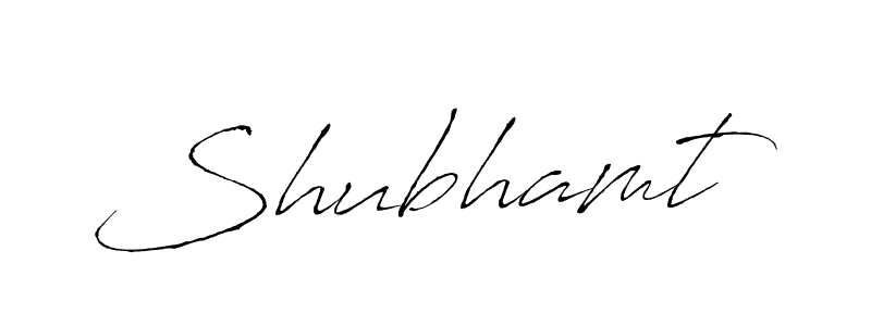 Design your own signature with our free online signature maker. With this signature software, you can create a handwritten (Antro_Vectra) signature for name Shubhamt. Shubhamt signature style 6 images and pictures png