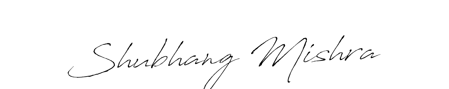 Shubhang Mishra stylish signature style. Best Handwritten Sign (Antro_Vectra) for my name. Handwritten Signature Collection Ideas for my name Shubhang Mishra. Shubhang Mishra signature style 6 images and pictures png