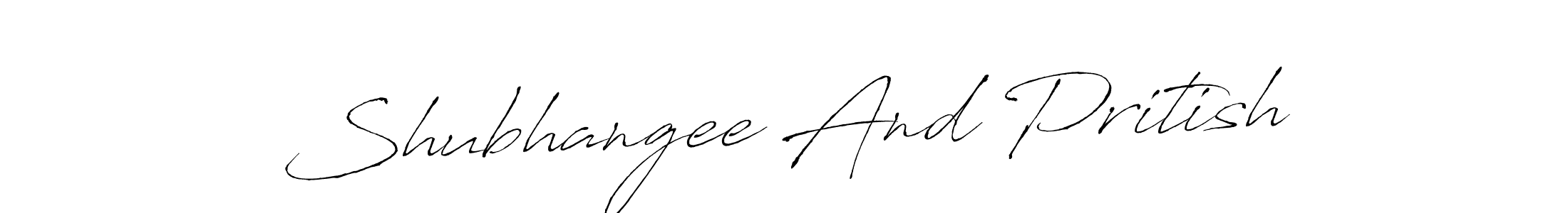 Make a short Shubhangee And Pritish signature style. Manage your documents anywhere anytime using Antro_Vectra. Create and add eSignatures, submit forms, share and send files easily. Shubhangee And Pritish signature style 6 images and pictures png