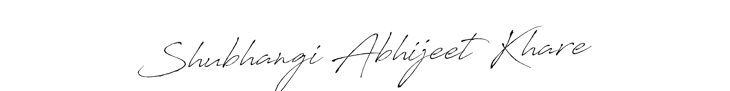 Shubhangi Abhijeet Khare stylish signature style. Best Handwritten Sign (Antro_Vectra) for my name. Handwritten Signature Collection Ideas for my name Shubhangi Abhijeet Khare. Shubhangi Abhijeet Khare signature style 6 images and pictures png