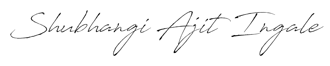 Generate high-definition signature styles for Shubhangi Ajit Ingale. The Antro_Vectra typeface ensures crisp legibility and sophisticated design. Shubhangi Ajit Ingale signature style 6 images and pictures png