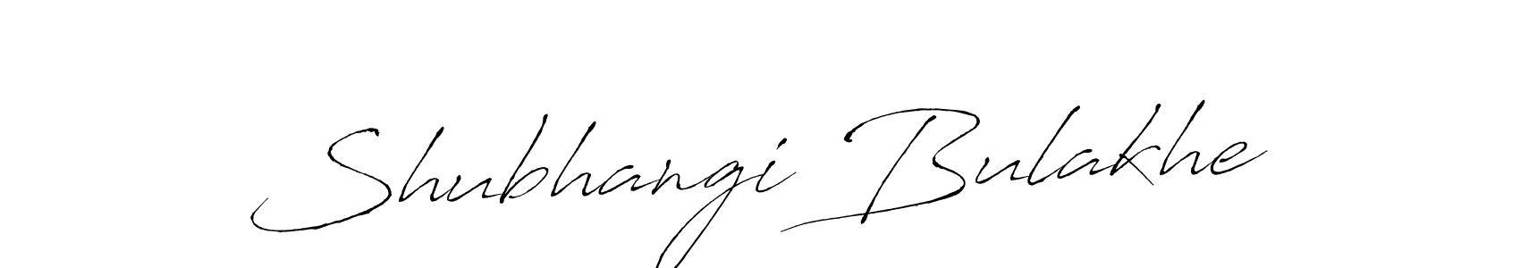 Make a beautiful signature design for name Shubhangi Bulakhe. With this signature (Antro_Vectra) style, you can create a handwritten signature for free. Shubhangi Bulakhe signature style 6 images and pictures png