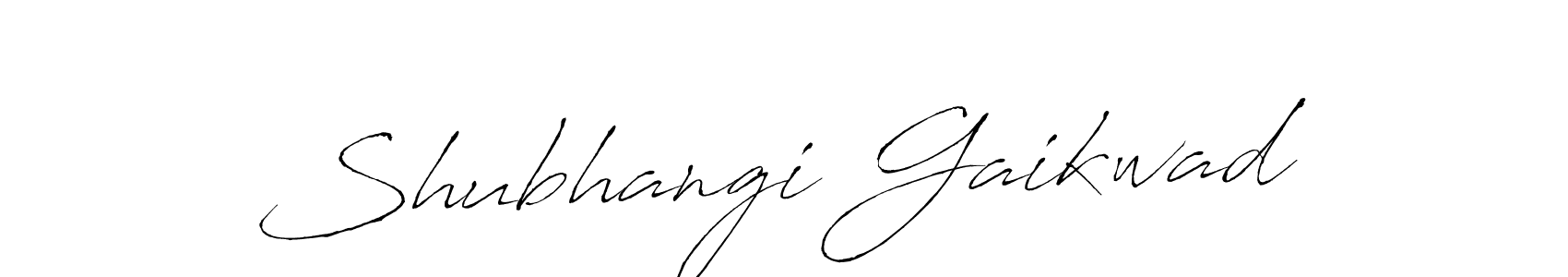Make a beautiful signature design for name Shubhangi Gaikwad. With this signature (Antro_Vectra) style, you can create a handwritten signature for free. Shubhangi Gaikwad signature style 6 images and pictures png