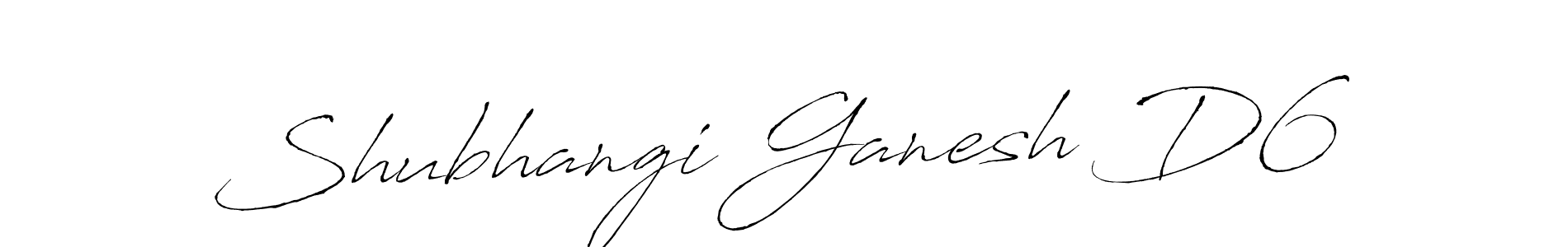 It looks lik you need a new signature style for name Shubhangi Ganesh D6. Design unique handwritten (Antro_Vectra) signature with our free signature maker in just a few clicks. Shubhangi Ganesh D6 signature style 6 images and pictures png