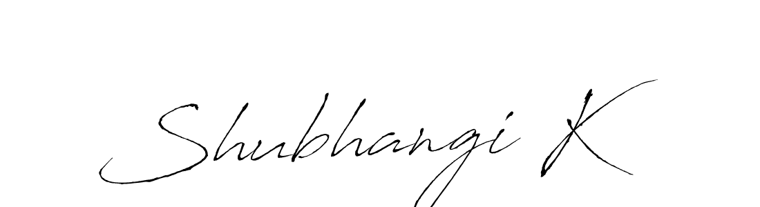 Make a beautiful signature design for name Shubhangi K. Use this online signature maker to create a handwritten signature for free. Shubhangi K signature style 6 images and pictures png
