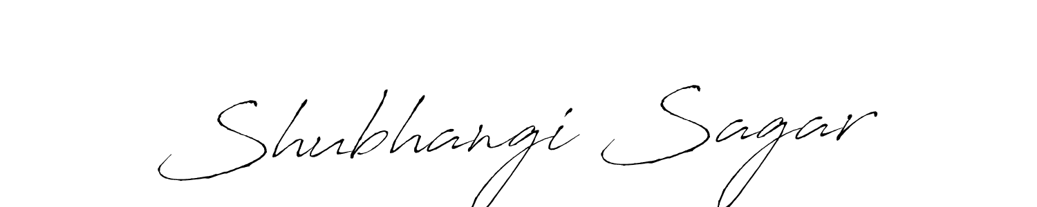 Shubhangi Sagar stylish signature style. Best Handwritten Sign (Antro_Vectra) for my name. Handwritten Signature Collection Ideas for my name Shubhangi Sagar. Shubhangi Sagar signature style 6 images and pictures png