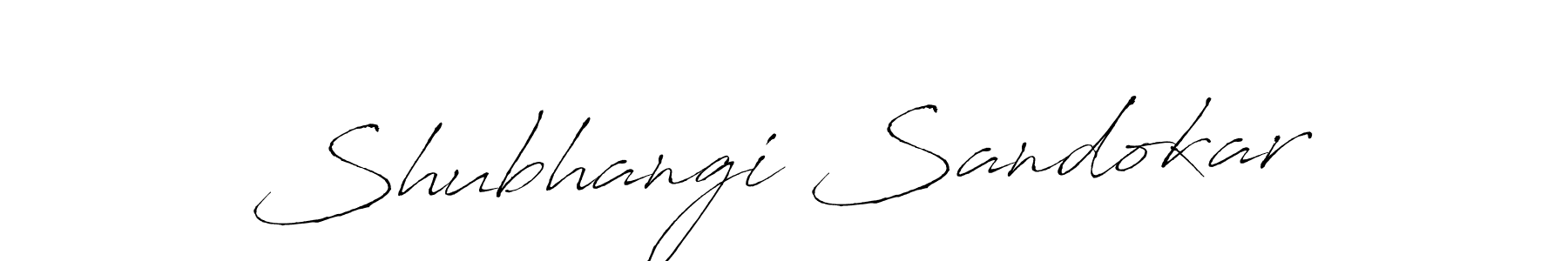 Create a beautiful signature design for name Shubhangi Sandokar. With this signature (Antro_Vectra) fonts, you can make a handwritten signature for free. Shubhangi Sandokar signature style 6 images and pictures png