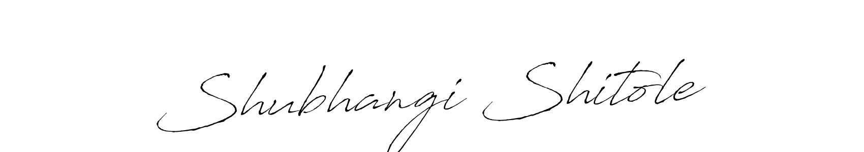 How to make Shubhangi Shitole signature? Antro_Vectra is a professional autograph style. Create handwritten signature for Shubhangi Shitole name. Shubhangi Shitole signature style 6 images and pictures png