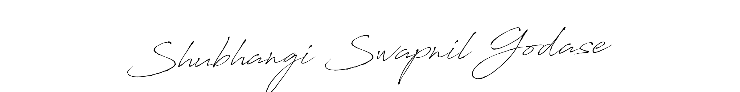 Make a short Shubhangi Swapnil Godase signature style. Manage your documents anywhere anytime using Antro_Vectra. Create and add eSignatures, submit forms, share and send files easily. Shubhangi Swapnil Godase signature style 6 images and pictures png