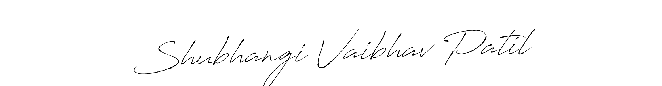 You should practise on your own different ways (Antro_Vectra) to write your name (Shubhangi Vaibhav Patil) in signature. don't let someone else do it for you. Shubhangi Vaibhav Patil signature style 6 images and pictures png