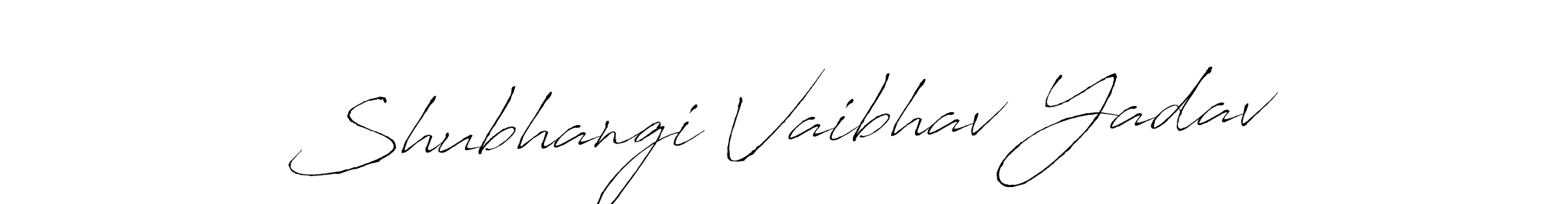 It looks lik you need a new signature style for name Shubhangi Vaibhav Yadav. Design unique handwritten (Antro_Vectra) signature with our free signature maker in just a few clicks. Shubhangi Vaibhav Yadav signature style 6 images and pictures png