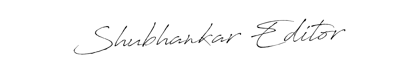 Shubhankar Editor stylish signature style. Best Handwritten Sign (Antro_Vectra) for my name. Handwritten Signature Collection Ideas for my name Shubhankar Editor. Shubhankar Editor signature style 6 images and pictures png