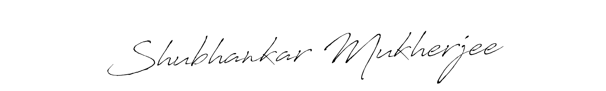 Make a beautiful signature design for name Shubhankar Mukherjee. With this signature (Antro_Vectra) style, you can create a handwritten signature for free. Shubhankar Mukherjee signature style 6 images and pictures png