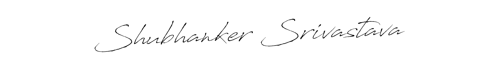 Design your own signature with our free online signature maker. With this signature software, you can create a handwritten (Antro_Vectra) signature for name Shubhanker Srivastava. Shubhanker Srivastava signature style 6 images and pictures png