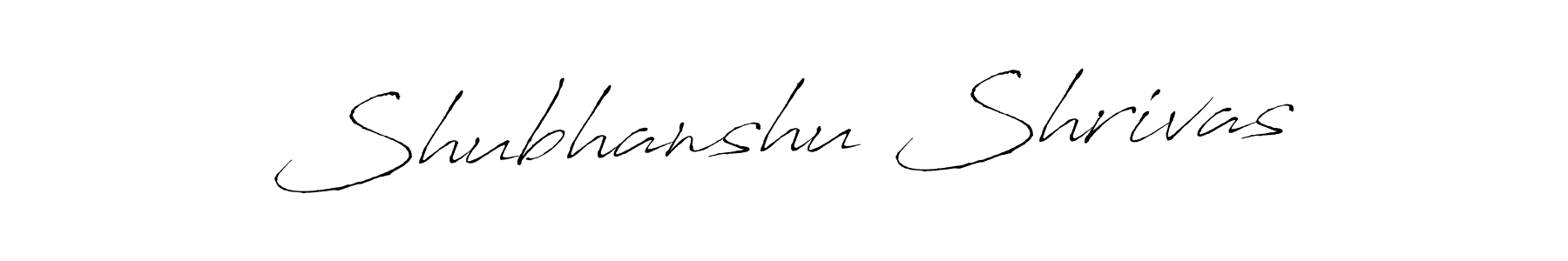 Make a beautiful signature design for name Shubhanshu Shrivas. With this signature (Antro_Vectra) style, you can create a handwritten signature for free. Shubhanshu Shrivas signature style 6 images and pictures png